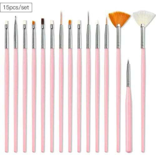 Multi-size Nail Brush Set For Nail Art Manicure Gel Professional Drawing Paint Brush Acrylic Liquid Powder Carving Gel Brush