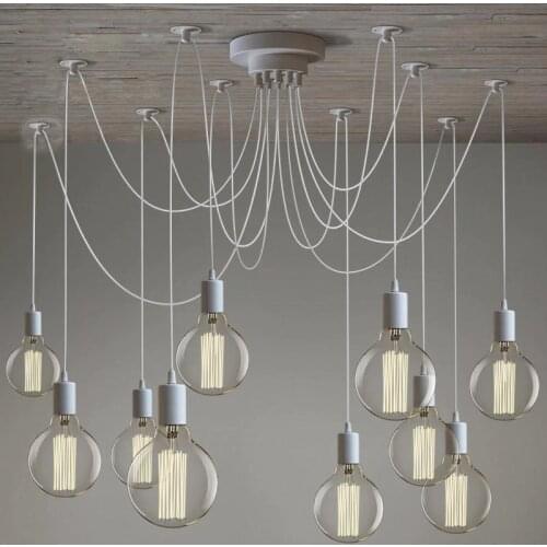 NorDiem Chrome Chandeliers
