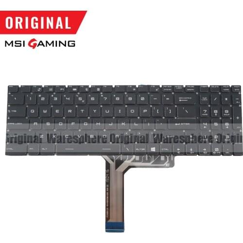 New Original US Colorful Backlit Keyboard for MSI GE63 GE73 GE63VR GE73VR 9Z.NEKBN.B1D