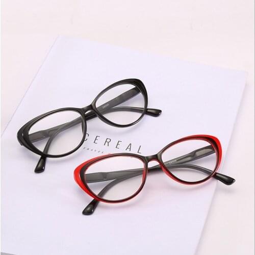 Fashion Cat Eye Reading Glasses Women Lightweight Presbyopic Eyeglasses Frame 1.0 1.5 2.0 2.5 3.0 3.5 4.0 Men Presbyopia Eyewear