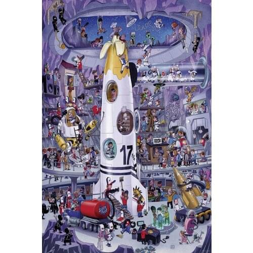 Puzzle 1000 Pieces Adults Paper Jigsaws Picture Puzzles Assembling Games For Children Juguetes Educational Toys BK50CR