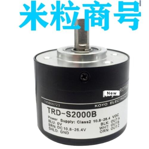 TRD-S2000B Koyo rotary encoder shaft diameter 6mm outer diameter of 38mm solid shaft