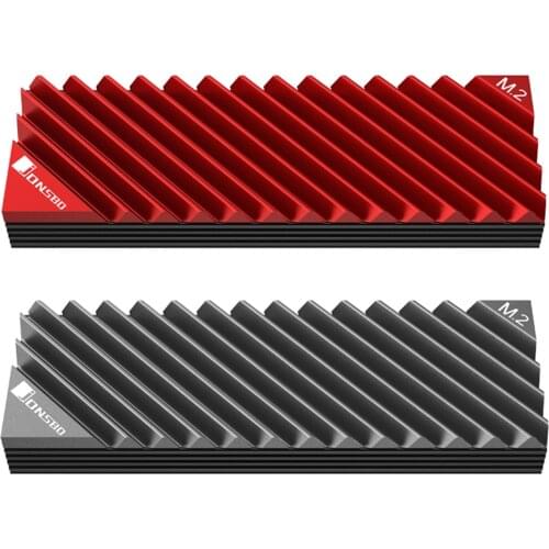 Jonsbo M.2 SSD NVMe Heat Sink M2 2280 Solid State Hard Disk Aluminum Heatsink with Thermal Pad Desktop PC Thermal Gasket