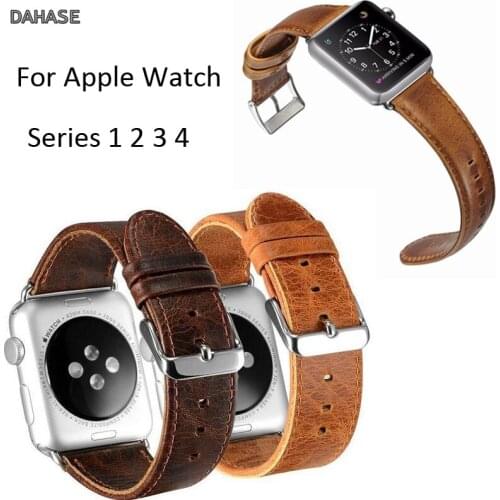 Series 4/3/2/1 Genuine Leather Wristband For Apple Watch Strap Leather Loop 42mm 38mm For Apple Watch Band 40mm 44mm Bracelet