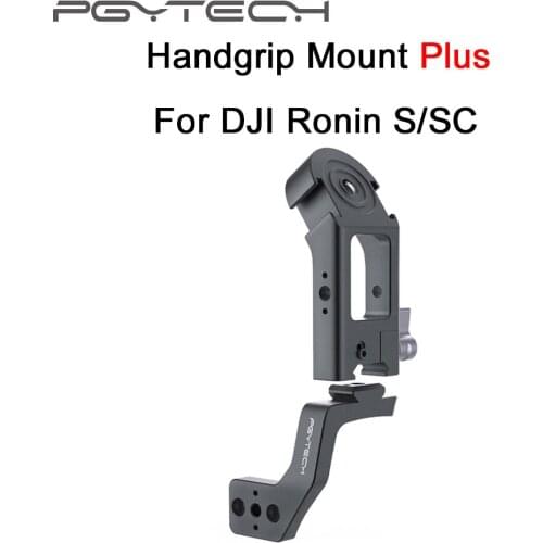 PGYTECH Handgrip Gimbal Camera Handle 3 Allai Position 1/4 Interface 2 Cold Shoe Holder Mount-adapter Plus For DJI Ronin S/SC