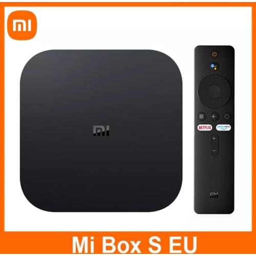 IN STOCK Xiaomi Mi TV Box S 4K Android 9.0 Ultra HD Streaming Media Player Google Cortex-A53 Quad Core 2GB+8GB Set Top Box