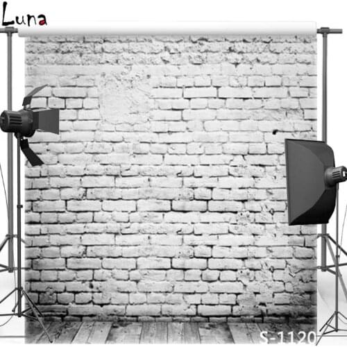 Brick Wall Vinyl Photography Background Wood Floor Oxford Backdrop For Wedding photo studio Props 1120