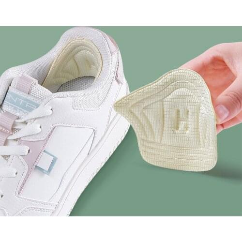 1pair Women Insoles for Sport Running Shoes Adjust Size Heel Liner Grips Protector Sticker Pain Relief Patch Foot Care Inserts