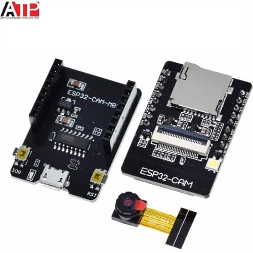 1PCS ESP32-CAM-MB WIFI ESP32 CAM Bluetooth Development Board with OV2640 Camera MICRO USB to Serial Port CH340G 4.75V-5.25V