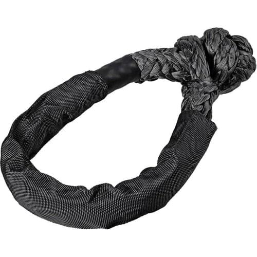 1pcs ORANGE 1/2" Soft Shackle Synthetic Rope 20t Trailer Down Broke UTV For Car Pull Recovery Rope Tow Off-Road ATV Strap Y5X3