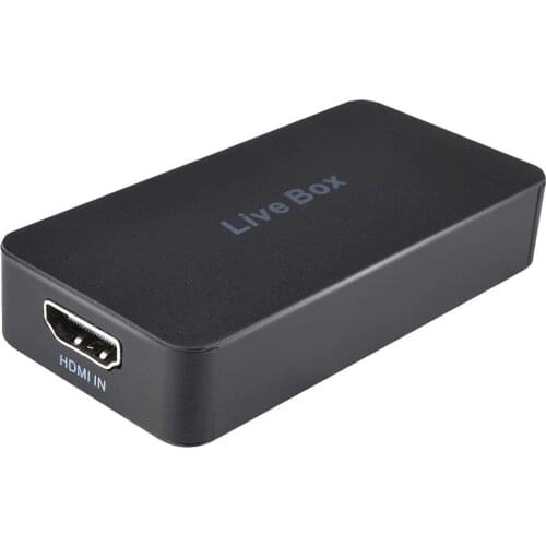 1080P Live Video Capture Stream Encoder Switcher Device for HD Camera SLR PS4 Xbox TV STB - iPhone Android Cell Phone Facebook