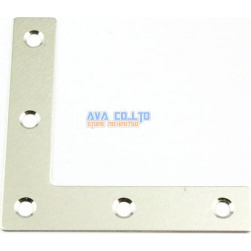 16 Pieces 80*80mm Stainless Steel L Shape Flat Corner Brace Bracket