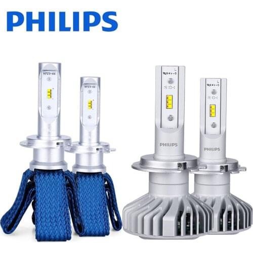 2x Philips Ultinon Essential X-treme H7 LED H1 H11 H4 H1R2 9005 9006 Car Headlight 6000K White Fog Lamps Car Accessories Replace