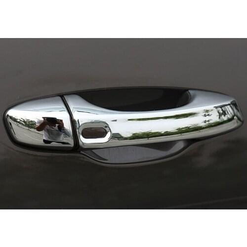 For Atlas Teramont 2017 2018 ABS Chrome Car door protector Handle Decoration Cover Trim car styling accessories 8pcs