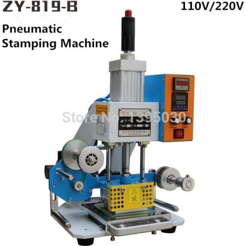 Automatic Stamping Machine High Speed Name Card Embossing Machine Leather LOGO Creasing Machine ZY-819-B