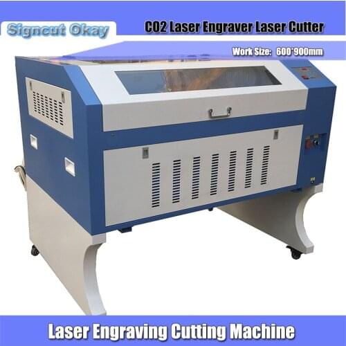 Co2 Laser Cutting 220/110V 80W laser engraver 6090 Work Size 900*600mm USB port, motorised up&down Laser positioning free ship
