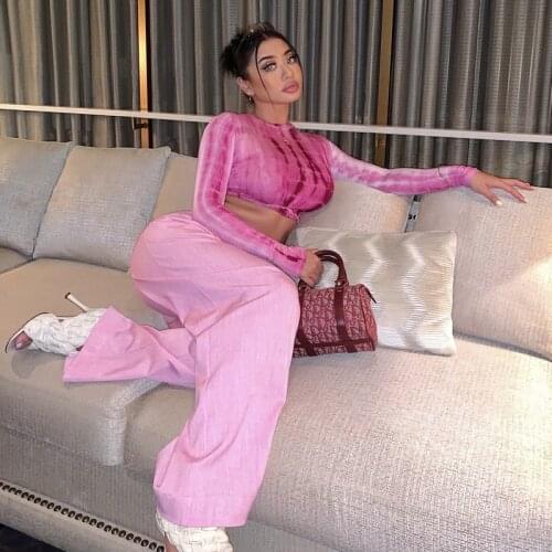 European American Style Y2k Hot Girl Short Belt Decoration Pink Folding Tailoring Flared Trousers Short Jacket Suit