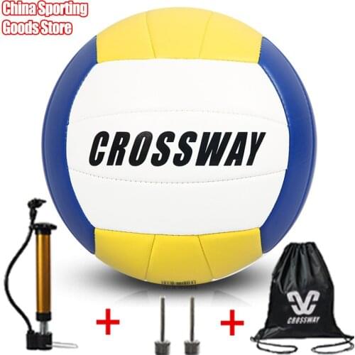 Brand soft volleyball, special volleyball for training match, special ball for indoor match, free air pump + air needle + bag