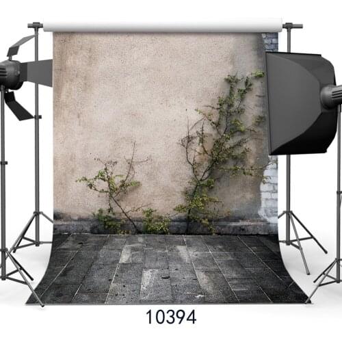 Wall Plant Stone Floor Photographic Background For Portrait Baby Shower New Born Vinyl Customized Backdrops Photo Booth Studio