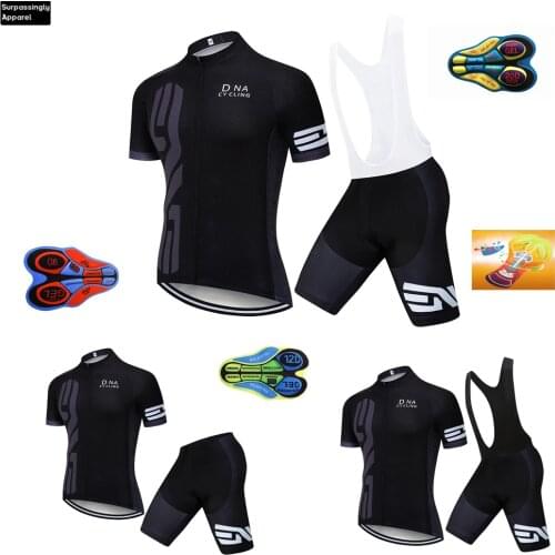 2019 TEAM PRO Bike Wear Black Custom Cycling Jersey Bibs Shorts Suit 20D Ropa Ciclismo Mens Summer Quick Dry BICYCLING Maillot
