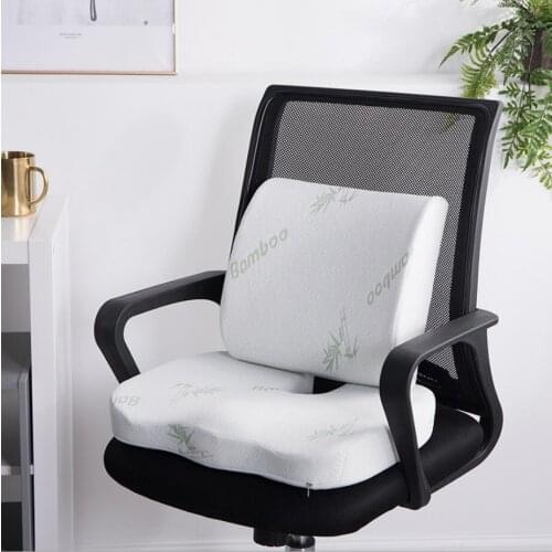 Memory Foam Massage Office Chair Back Cushion Car Seat Cushion Coccyx Orthopedic Sead Pad Home Decor