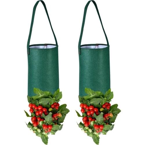 Plant Growth Bag Home Garden Potato Tomato Vegetable Planting Bag Moisturizing Jardin Vertical Garden Grow Bag Seedling Pot 2Pcs