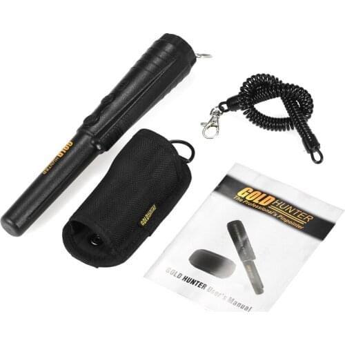 GOLD HUNTER Pinpointer Metal Detector Portable Pin Pointer Treasure Hunting Tool Buzzer Vibration Tuning with Belt Holster