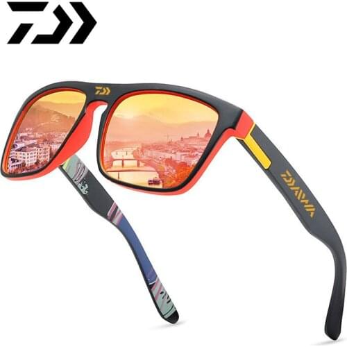 New Daiwa 2021 Mens Polarized Fishing Glasses Summer Outdoor Mountaineering Fashionable Colorful Film Sports Sunglasses 861