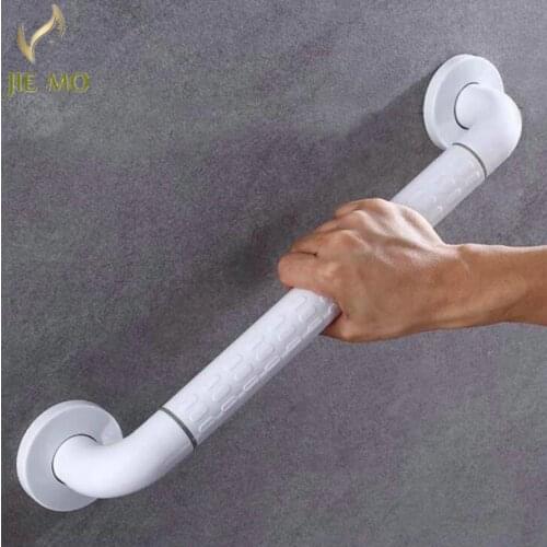 White Color Grab Bars Wall Bathroom Handrail Safety Bar Toilet Elderly Handrail Grip Handle Shower Grab Bars Toilet jM-179