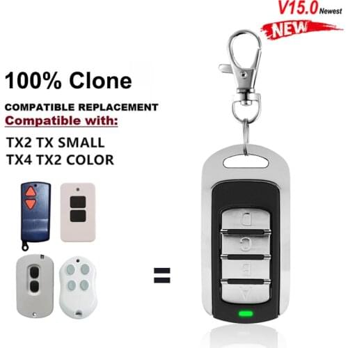 ACM Garage Door Remote Control Clone Multifrequency 280-868mhz Garage Door Opener 4 in 1 433MHz Remote Control for Gate IPX6 New