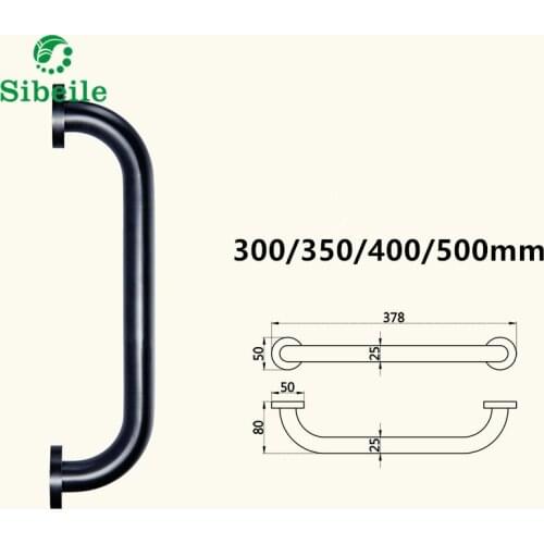 SBLE Black Brass Bath Bathroom Grab Bar Support Handle Safe Shower Tub Helping Handgrip Older Children People Keeping Balance