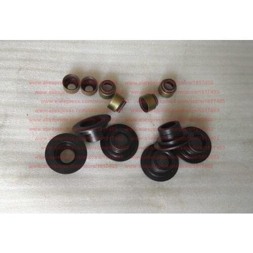 S195-03008 Spring seat cover + Oil seal of exhaust valve/intake valve, Jiangdong diesel engine parts, TY395IT, TY3100IT