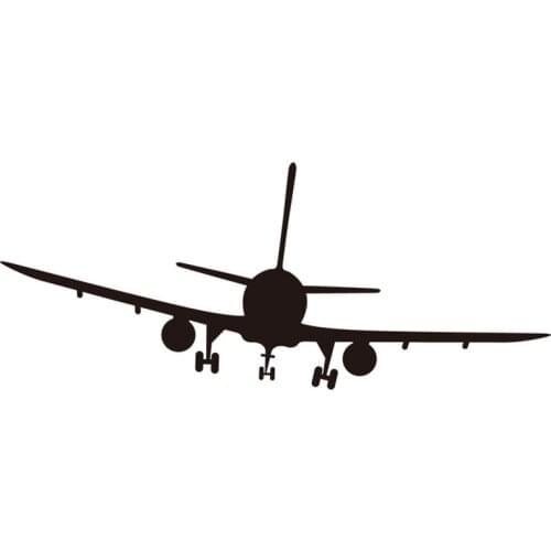 Airplane Wall Decor Stickers DIY Removable Aircraft Wall Art Decal Home Decoration for Living Room Bedroom Gift Wallpaper Mural