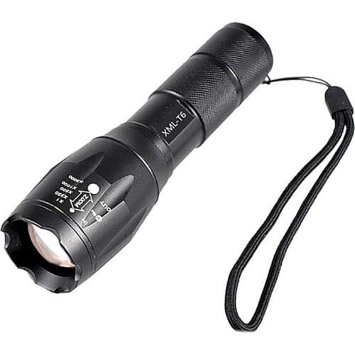 USA EU Hot E17/A100 CREE XM-L T6 led 2000Lumens Zoomable Flashlights Torches light lamps for AAA or 18650 Rechargeable batteries