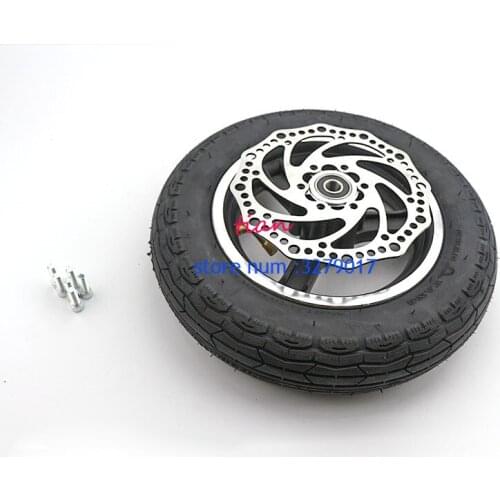Inner tube rims hub With disc brake fits mountain buggy electric scooter balancing car 10x2 54-152 tire tyre