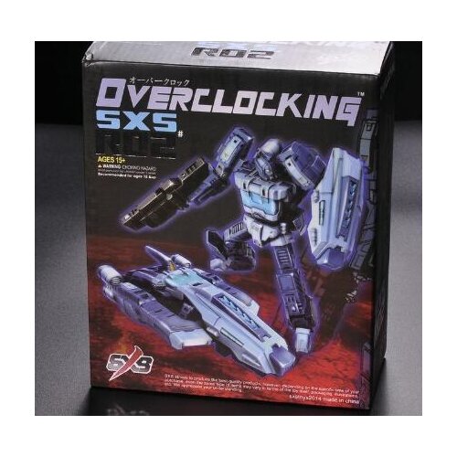SXS Transformation R-02 R02 Overclocking IDW Anime Mode Action Figure Robot Toys