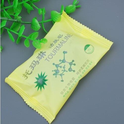 Tourmaline Soap Blackhead Remover Oil-control Bath Shower Supplies Face Body Beauty Healthy Personal Care Whitening Rejuvenation