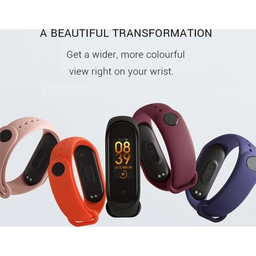 Xiaomi Mi band 4 0.95inch AMOLED Color Screen Smart Wristband BT 5.0 Fitness Tracker Sleep Heart Rate SmartWatch 135 mAh Battery