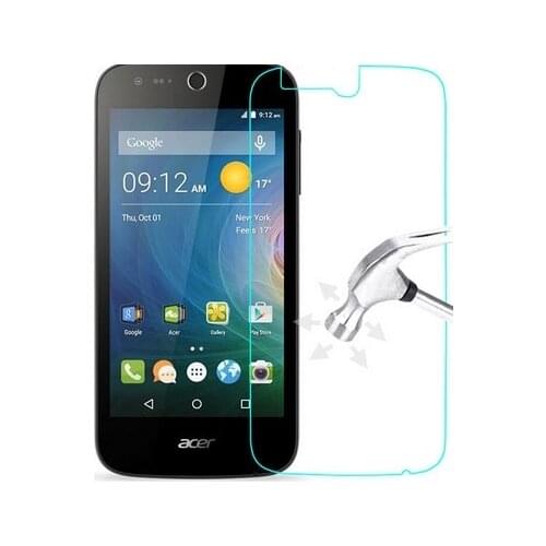 0.26mm Explosion-proof Front LCD Tempered Glass Film for Acer Liquid Z330 / M330 4.5 inch Screen Protector Guard pelicula ecran