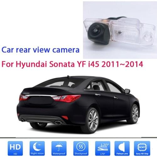 Rear View Camera For Hyundai Sonata YF i45 2011 2012 2013 2014 CCD Full HD Night Vision Backup Parking license plate camera