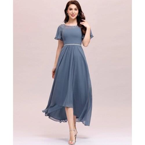 Womens Casual Boat Neck A-Line Midi Dress Wholesale