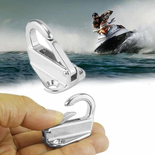 1PCS 316 Stainless Steel Ship Fending Hooks Fender Spring Hook Multifunction Rope Shackle for Marine Hardware Boats Accessories