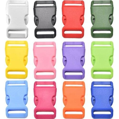 10Pcs/lot 20mm Colorful 20mm Side Release Buckle For Bag Parts Accessories Wholesale