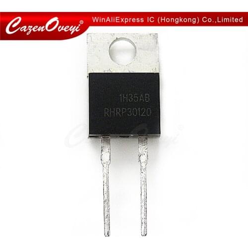 5pcs/lot RHRP30120 RHR30120 and 30A 1200V Hyperfast Diode TO-220-2 In Stock