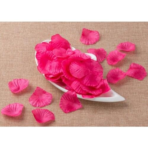 500Pcs/lot Silk Rose Petals Leaves Artificial Flowers Petals Wedding Decoration Party Decor Festival Table Decor