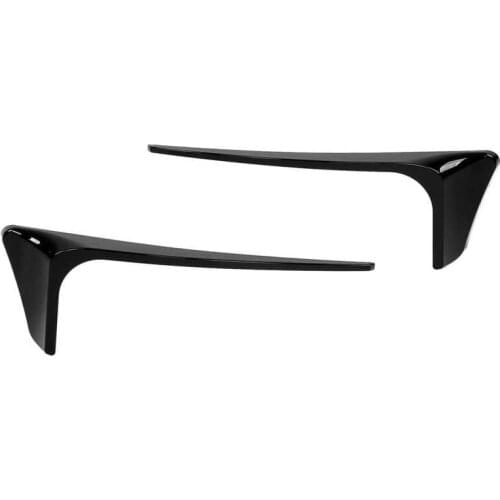 Car spoilers car accessories Gloss Black Rear Bumper Reflector Cover Canards Kits Replacement for MK7.5 GTD R 2017‑2020