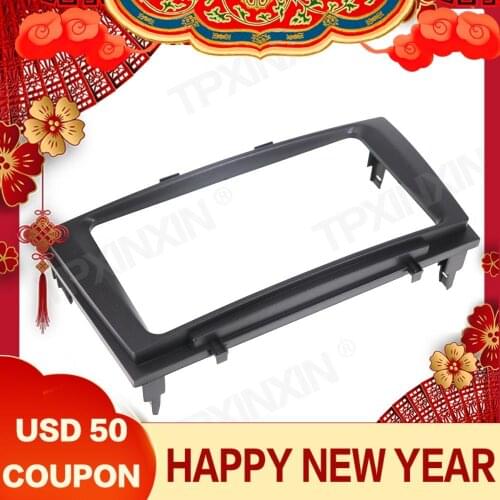 Car radio Frame Panel Auto Radio Stereo Fascia For Toyota Avensis 2009-2015 Dash Plate Facia Panel Mount Trim Kits Frame Adapter