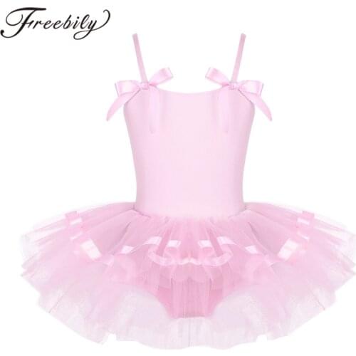 Girls Ballet Dress Ballet Dance Dress Toddlers Gymnastic Clothes Kids Dancewear Childrens Gymnasitcs Leotard Tutu Dress
