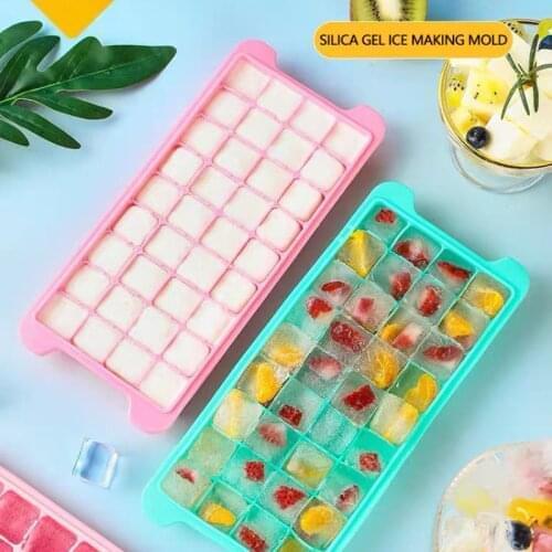 Quick Ice tray freezer ice block mold ice box silica gel web celebrity frozen belt cover homemade household refrigerator
