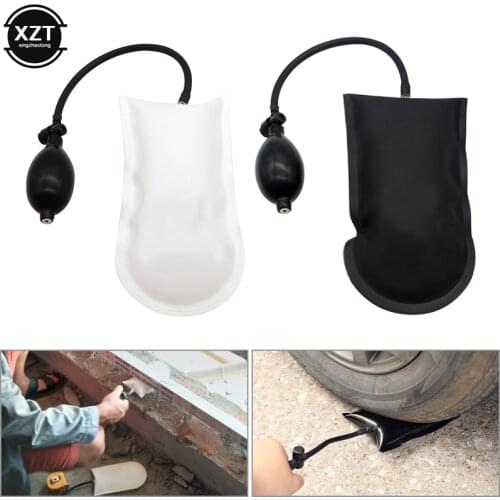 Black Airbag Cushioned Hand Pump Locksmith Air Wedge Inflatable Car Door Opener